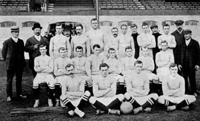 The very first  Chelsea FC team pictured at the start of their inaugural season in English Division 2 in September 1905From The Lordprice Collection