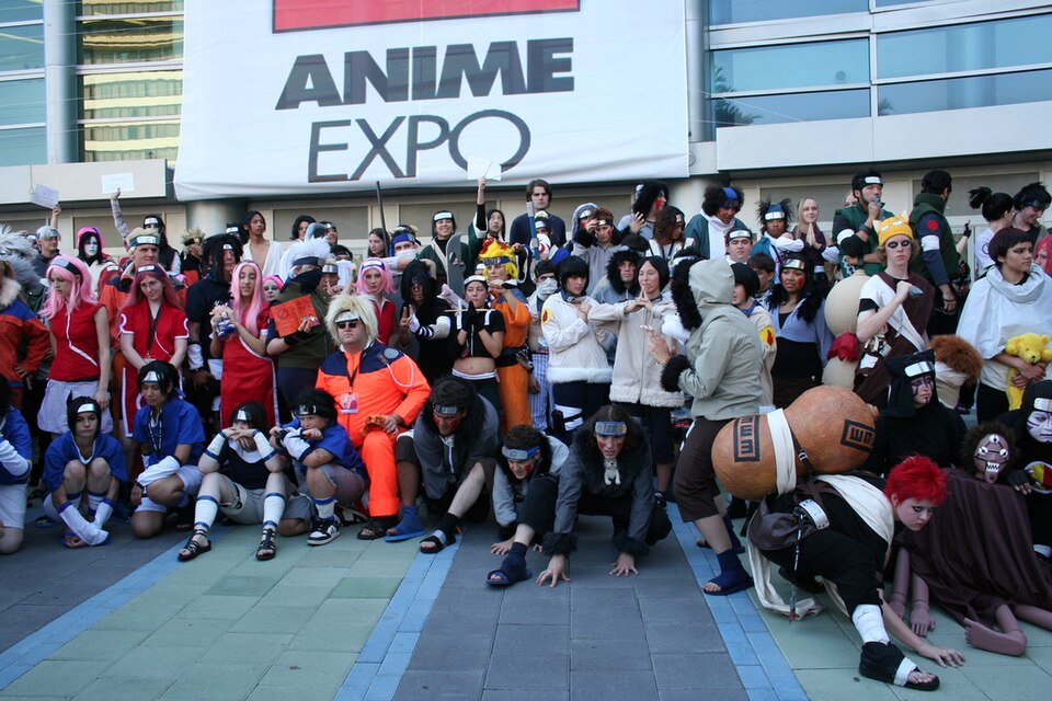 Naruto cosplay at Anime Expo 2006.