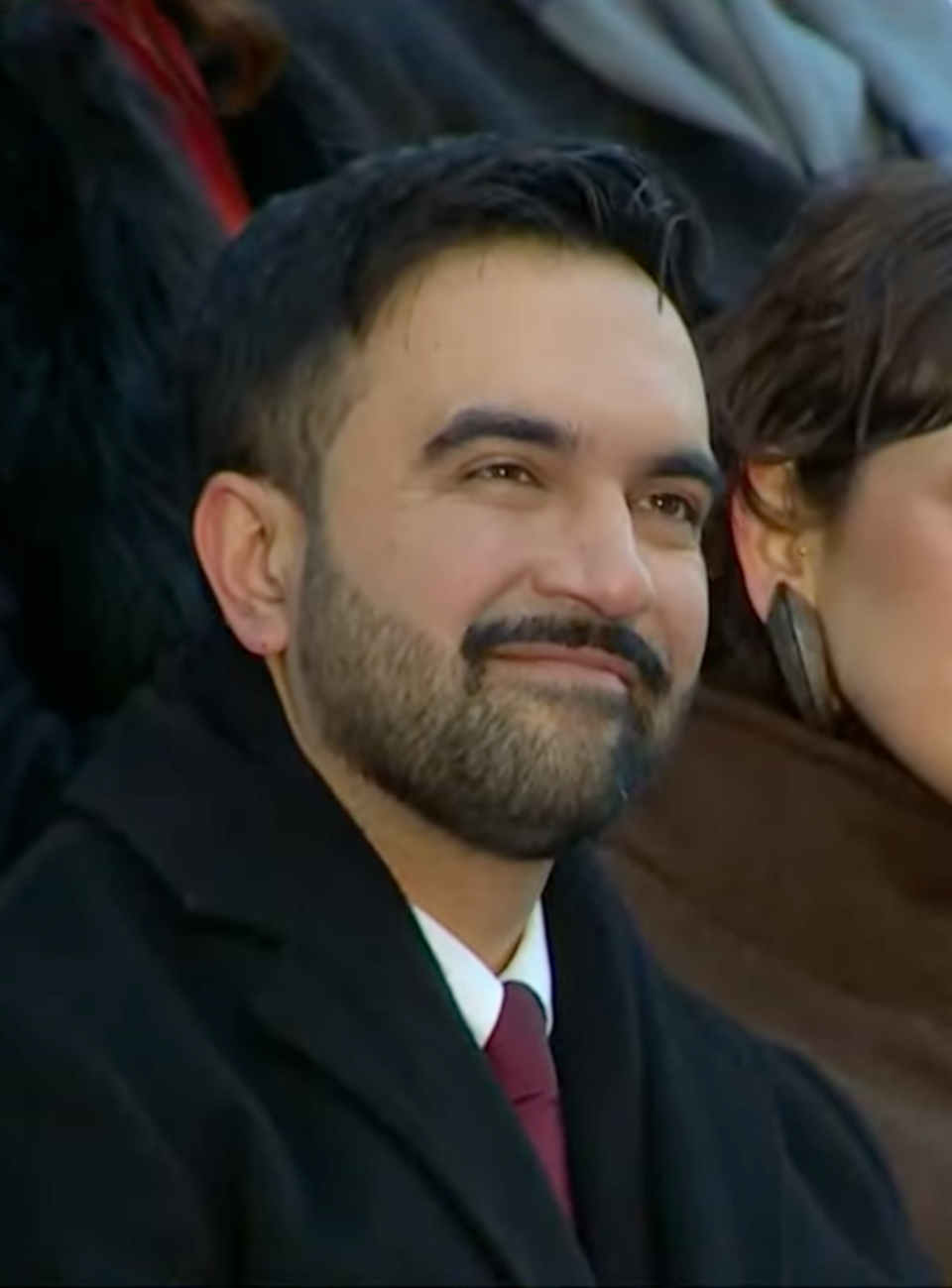 Zohran Mamdani at his Inauguration, 2026