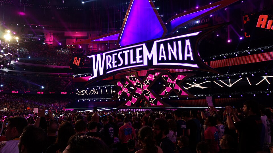 The stage of WrestleMania XXX