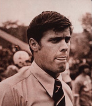 University of Tennessee football coach Bill Battle in 1972