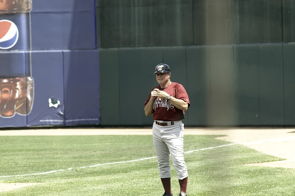 Dusty Rhodes as a coach with the Wisconsin Timber Rattlers during a 2011 game Cooley Law School Stadium in Lansing, Michigan