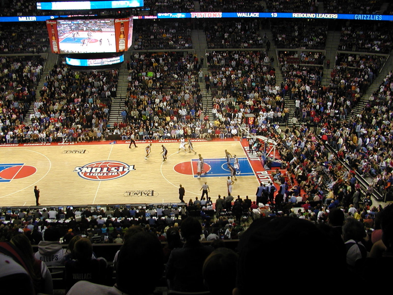 Detroit Pistons vs. the Memphis Grizzlies, Friday, January 27, 2006