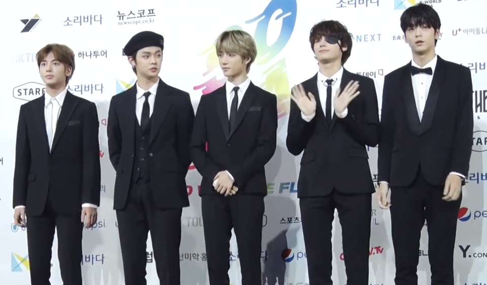 TXT at Soribada Awards on August 23, 2019.