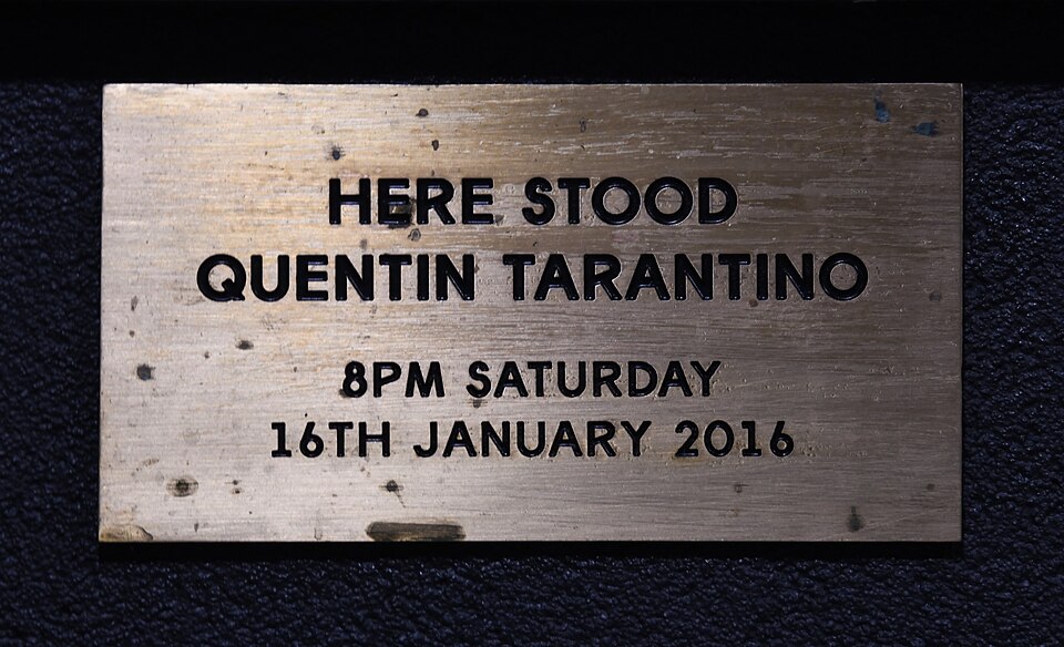 Plaque in men's toilet, Ritz, Randwick, Sydney