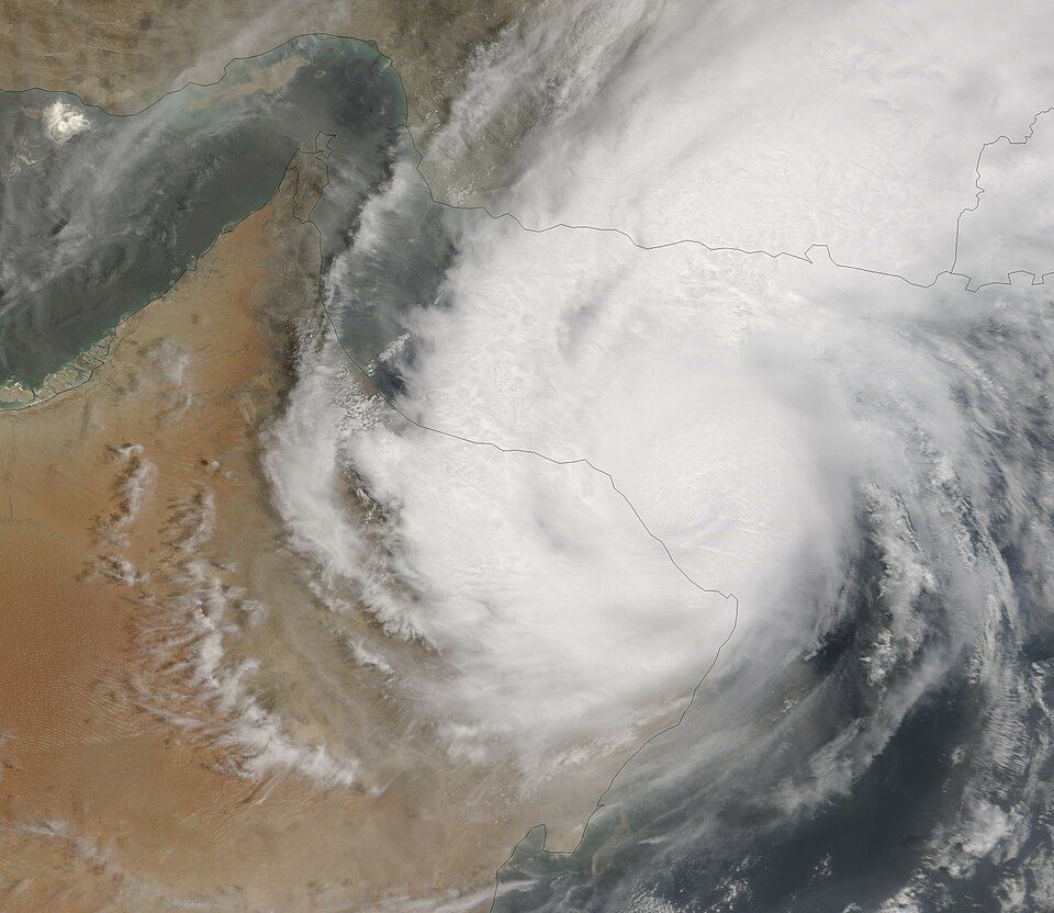 A cyclonic storm like Tropical Cyclone Gonu might not seem an odd sight until you consider that Gonu is heading northwest into the Gulf of Oman. The most recent storm of this magnitude to hit the Sultanate of Oman was in 1977, according to AlJazeera.net (English language). Given the rarity of these