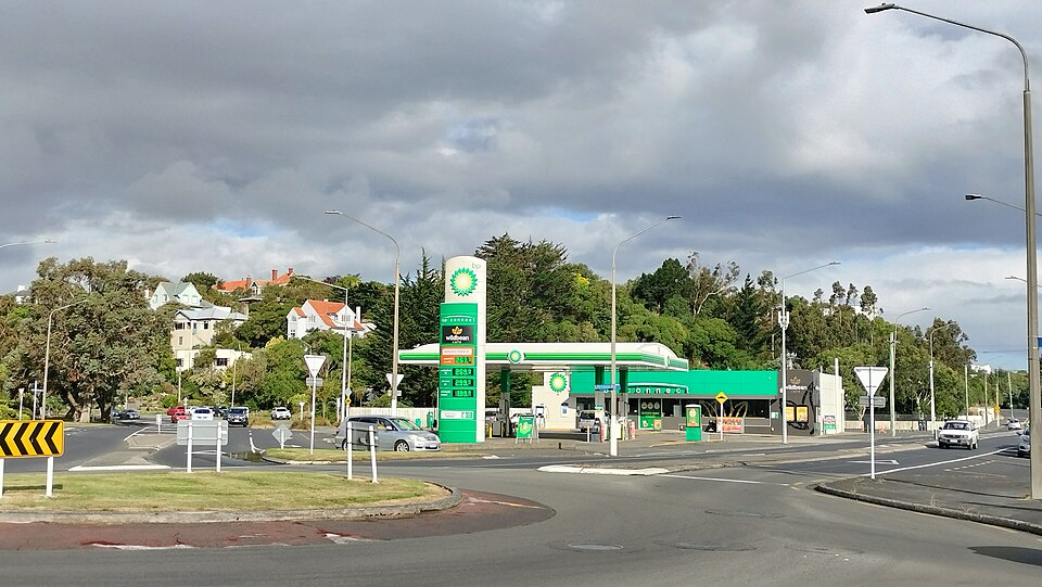 BP petrol station Andersons Bay Road