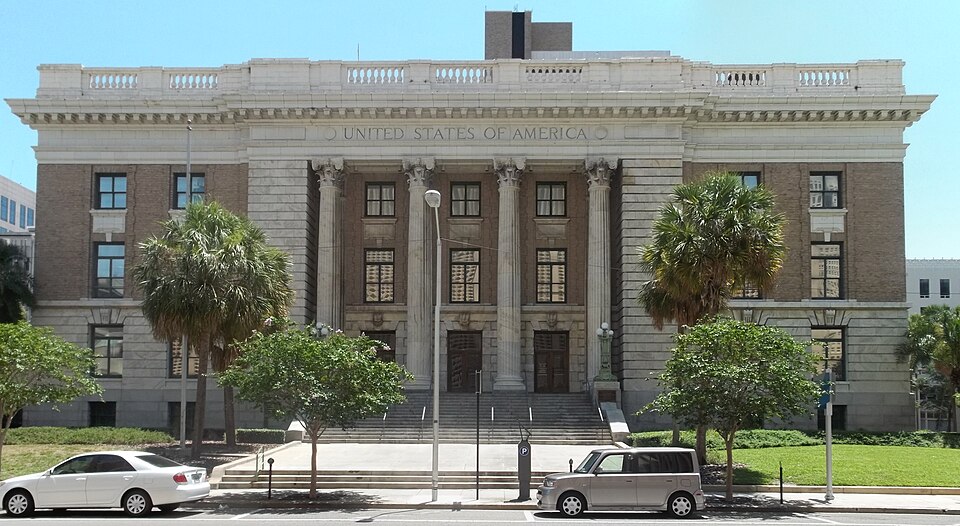 U.S. Courthouse Building and Downtown Postal Station, in Tampa, Florida