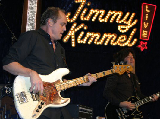 Photo of Jimmy Earl at work on Jimmy Kimmel Live!