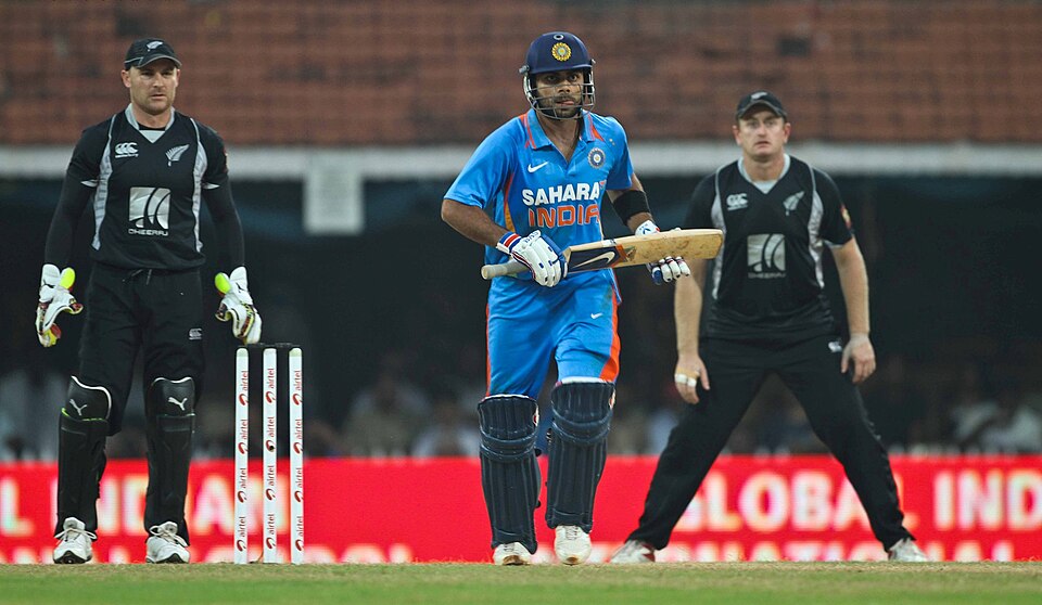 Virat Kohli Batting.