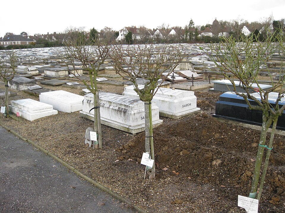 Golders Green Jewish Cemetery, East Side (Sephardi)