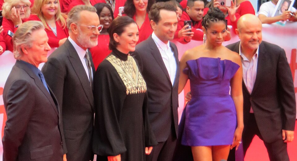 Chris Cooper, Tom Hanks, Marielle Heller, Matthew Rhys, Susan Kelechi Watson, Enrico Colantoni at the premiere of A Beautiful Day in the Neighborhood, 2019 Toronto Film Festival