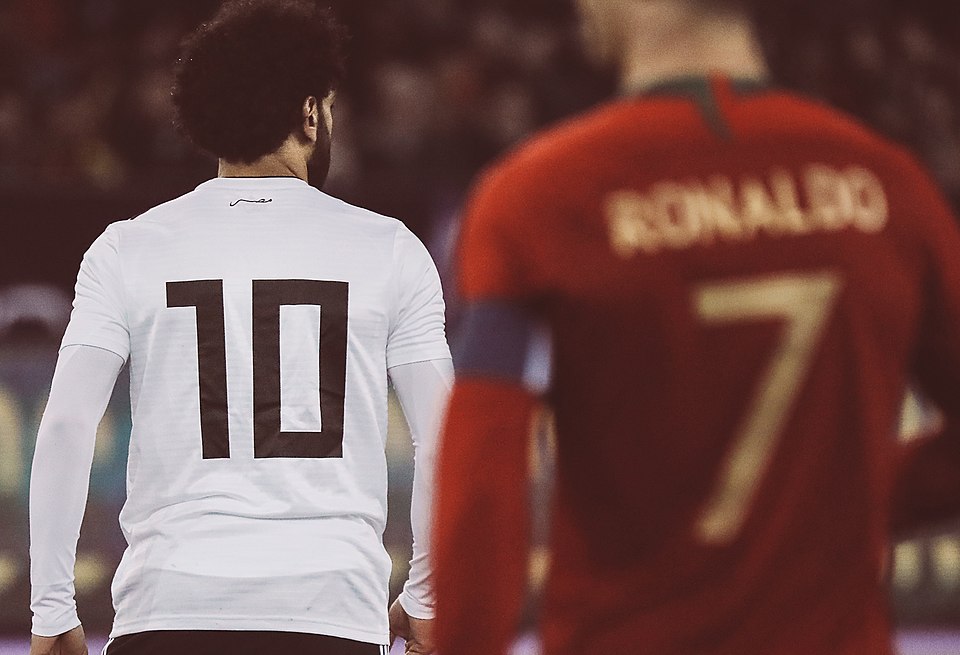 Viral photo of Mohamed Salah &amp; Cristiano Ronaldo shot by Ahmed Kadry.