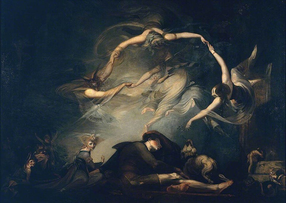 Henry Fuseli (1741-1825) - The Shepherd's Dream, from 'Paradise Lost' - T00876 - Tate