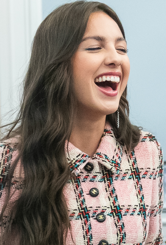 Vice President Kamala Harris meets with singer Olivia Rodrigo and her mother, Sophia Rodrigo Wednesday, July 14, 2021, in the Vice President’s West Wing Office of the White House. (Official White House Photo by Lawrence Jackson)