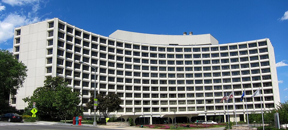 The Hilton Washington, site of the 1981 Reagan assassination attempt, located at 1919 Connecticut Avenue, N.W., in the Adams Morgan neighborhood of Washington, D.C.  Designed by William B. Tabler and constructed between 1962–1965, the hotel is an example of brutalist architecture.