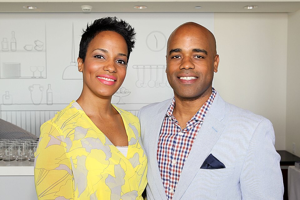 WASHINGTON, DC - MAY 04:  Jewel James, Assistant U.S. Trade Representative, and Jemal Simmons, Political Commentator, attend the Yahoo News/Tumblr White House Correspondents Dinner Brunch at The Newseum on May 4, 2014 in Washington, DC.  (Photo by Paul Morigi/Getty Images for Yahoo News)