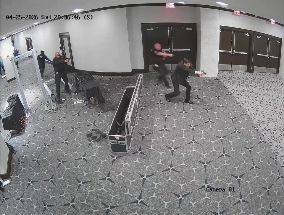 2026 White House Correspondents' Dinner shooting CCTV Footage