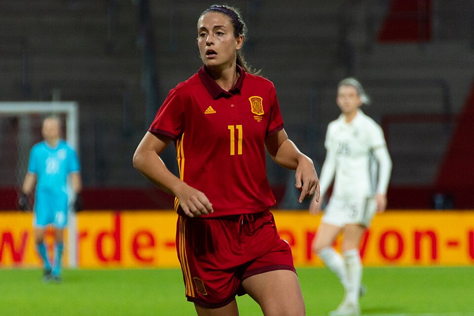 Alexia Putellas during a match vs Gemrany in November 2018