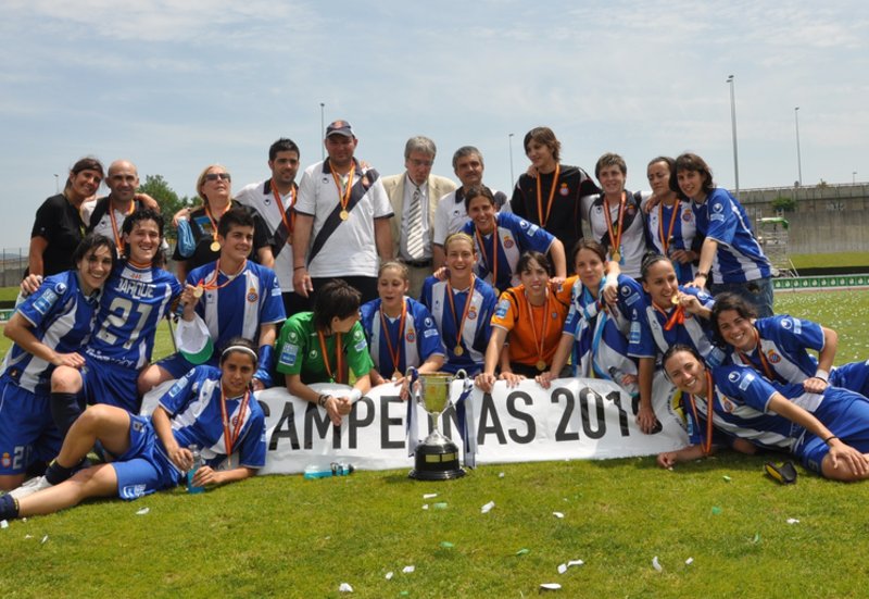 RCD Español Ladies, Copa de la Reina (Queen's Cup) 2010 winners.