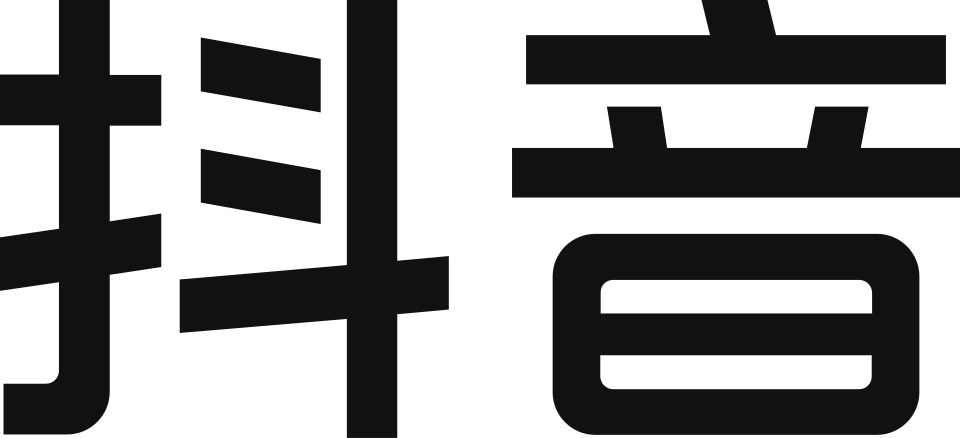 The logo of Douyin – Chinese social media app