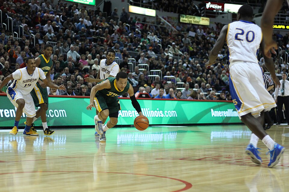 w:Jalen Brunson of Stevenson at the w:Illinois High School Association final four