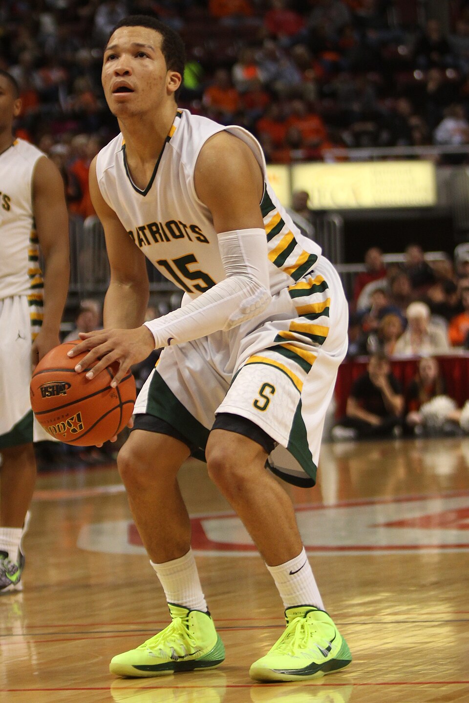 w:Jalen Brunson at the 2014 Class 4A w:Illinois High School Association consolation game