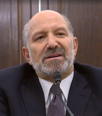 Howard Lutnick, President Donald Trump’s nominee to be U.S. Secretary of Commerce, at a nomination hearing for the position.
