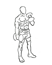 an exercise of biceps and forearms