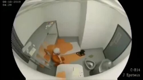 12-second video of Jeffrey Epstein released by the Department of Justice on December 22, 2025.
