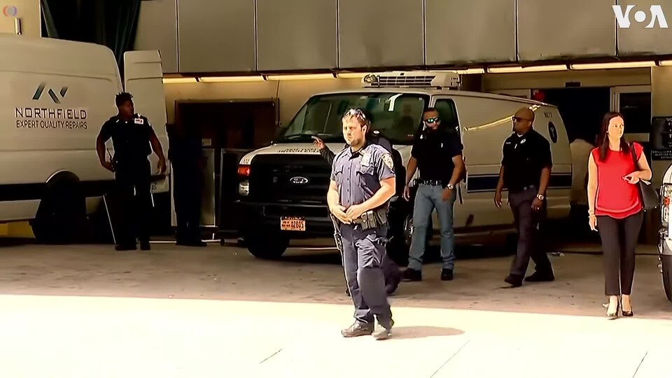 A van from the medical examiner's office was seen leaving New York Presbyterian-Lower Manhattan Hospital with the body of Jeffrey Epstein, Saturday, August 10, U.S. broadcaster ABC reported.
Epstein was found unresponsive in his cell in the Metropolitan Correctional Center early Saturday, the U.S. B