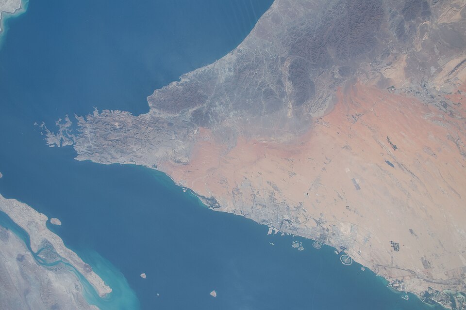 View of United Arab Emirates taken during ISS Expedition 59.