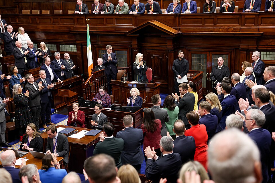 Address by President of Ukraine H.E. Volodymyr Oleksandrovych Zelenskyy to both Houses of the Oireachtas – Tuesday 02 December, 2025.