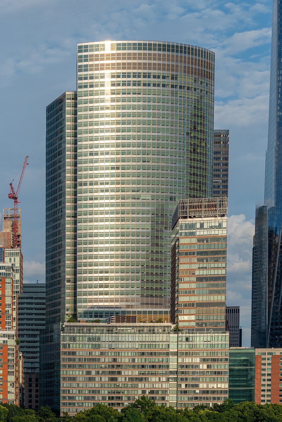 200 West Street seen from the Hudson River