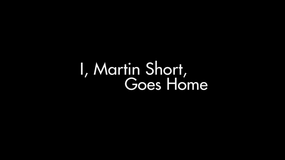 A still frame from the title sequence at the start of I, Martin Short, Goes Home, a 2012 television comedy special