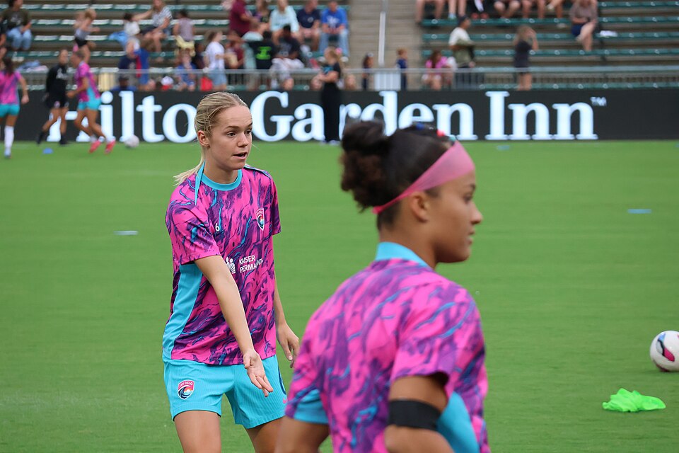 North Carolina Courage vs San Diego Wave FC in Cary, North Carolina