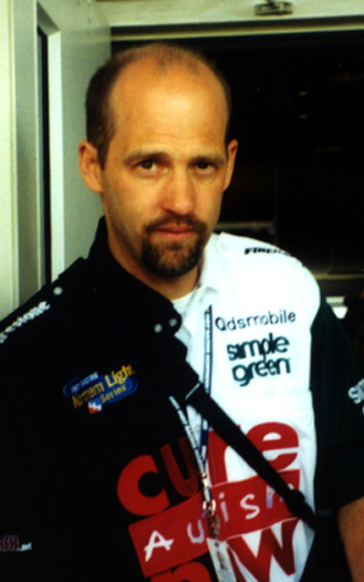 Anthony Edwards at the 2002 Indianapolis 500.