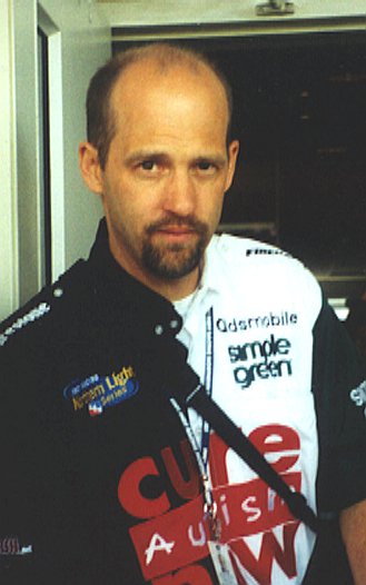 Anthony Edwards at the 2002 Indianapolis 500.