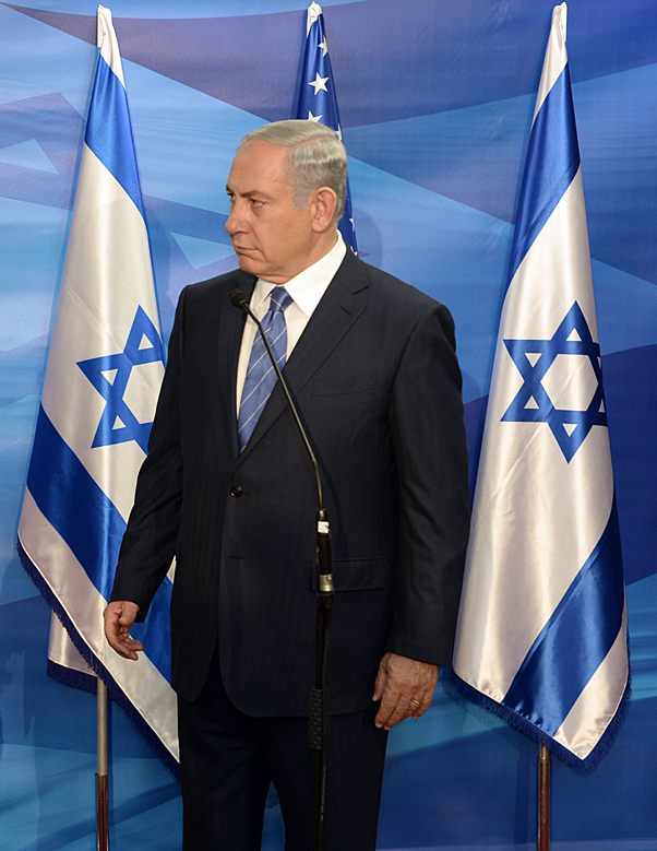 U.S. Secretary of State J. Kerry meeting with PM Benjamin Netanyahu at the PM's office. Jerusalem

November24, 2015