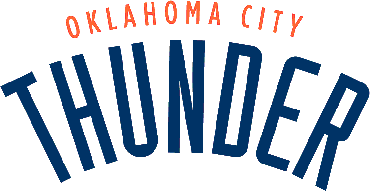 Oklahoma City Thunder wordmark logo