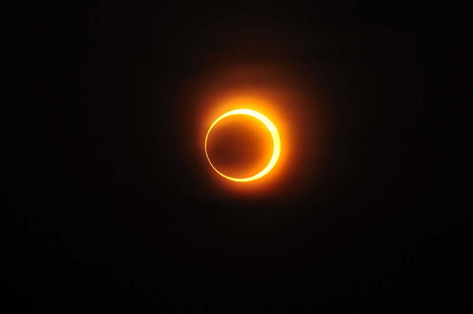 Solar annular eclipse of January 15, 2010 in Jinan, People's Republic of China.