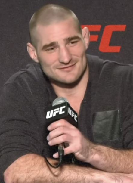 Sean Strickland in February 2022.
