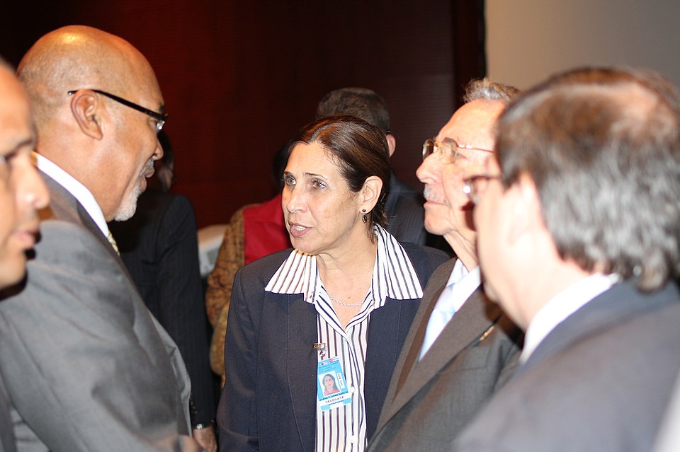 w:en:Desi Bouterse &amp; w:en:Raúl Castro at Cuba/Caricom summit, 2011