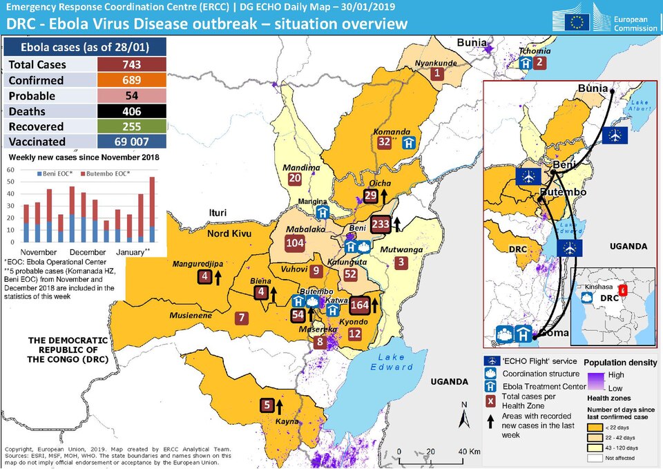 DRC - Ebola Virus Disease outbreak - situation overview