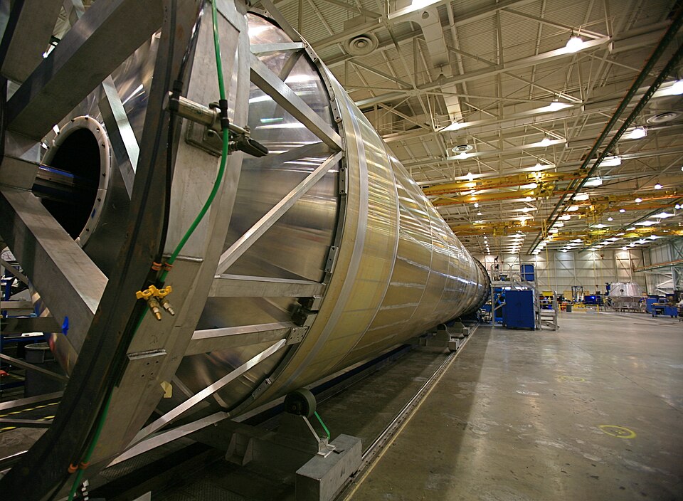 The Falcon 9 booster tank is made of aluminum lithium alloy.  Welding it without forming hydrogen bubbles is tricky.  SpaceX uses friction stir welding throughout.  
I had to crop the welding jig from the photo because of ITAR restrictions.  Let me just say that it is very clever, and the challenges