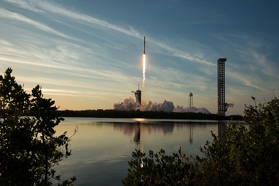 A SpaceX Falcon 9 rocket carrying the company’s Dragon spacecraft is launched on NASA’s SpaceX Crew-10 mission to the International Space Station with NASA astronauts Anne McClain and Nichole Ayers, JAXA (Japan Aerospace Exploration Agency) astronaut Takuya Onishi, and Roscosmos cosmonaut Kirill Pes