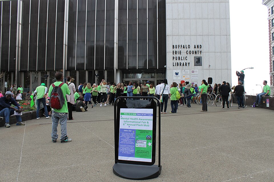 Mental Health Awareness Fair &amp; Flash Mob @ Central Library on Thursday, May 3, 2018.