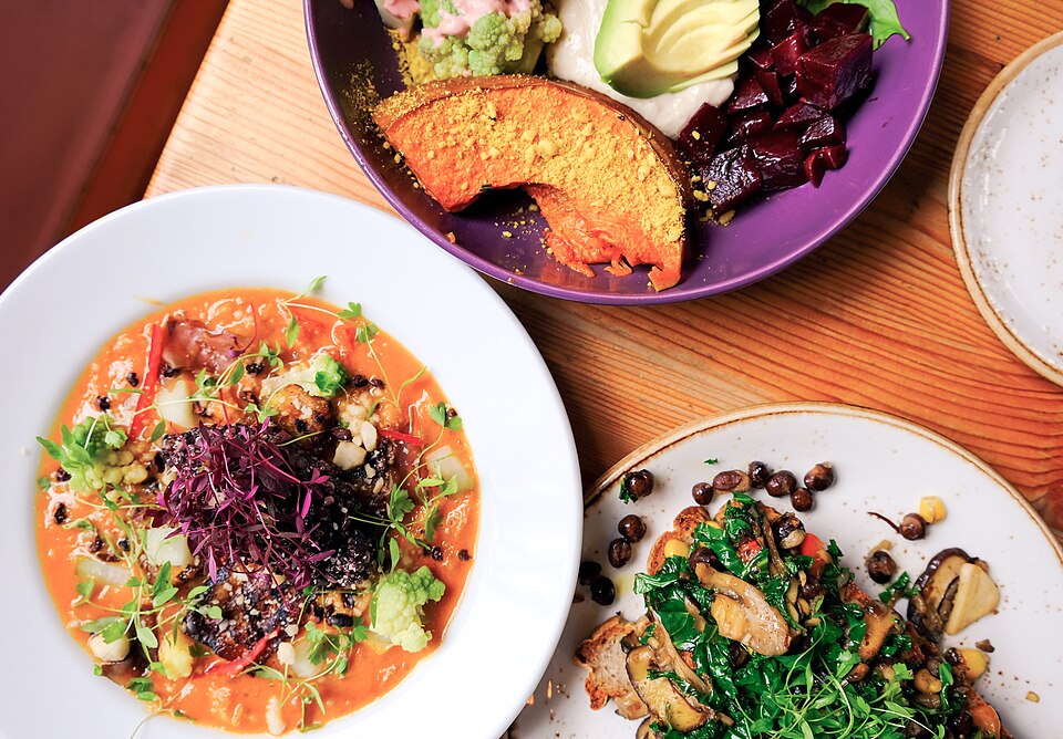 Plant-Based Dishes, Raw Food