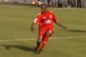 Picture taken by myself of Anthony Robinson during the Conference North fixture between Tamworth &amp; Barrow on September 15, 2007.
