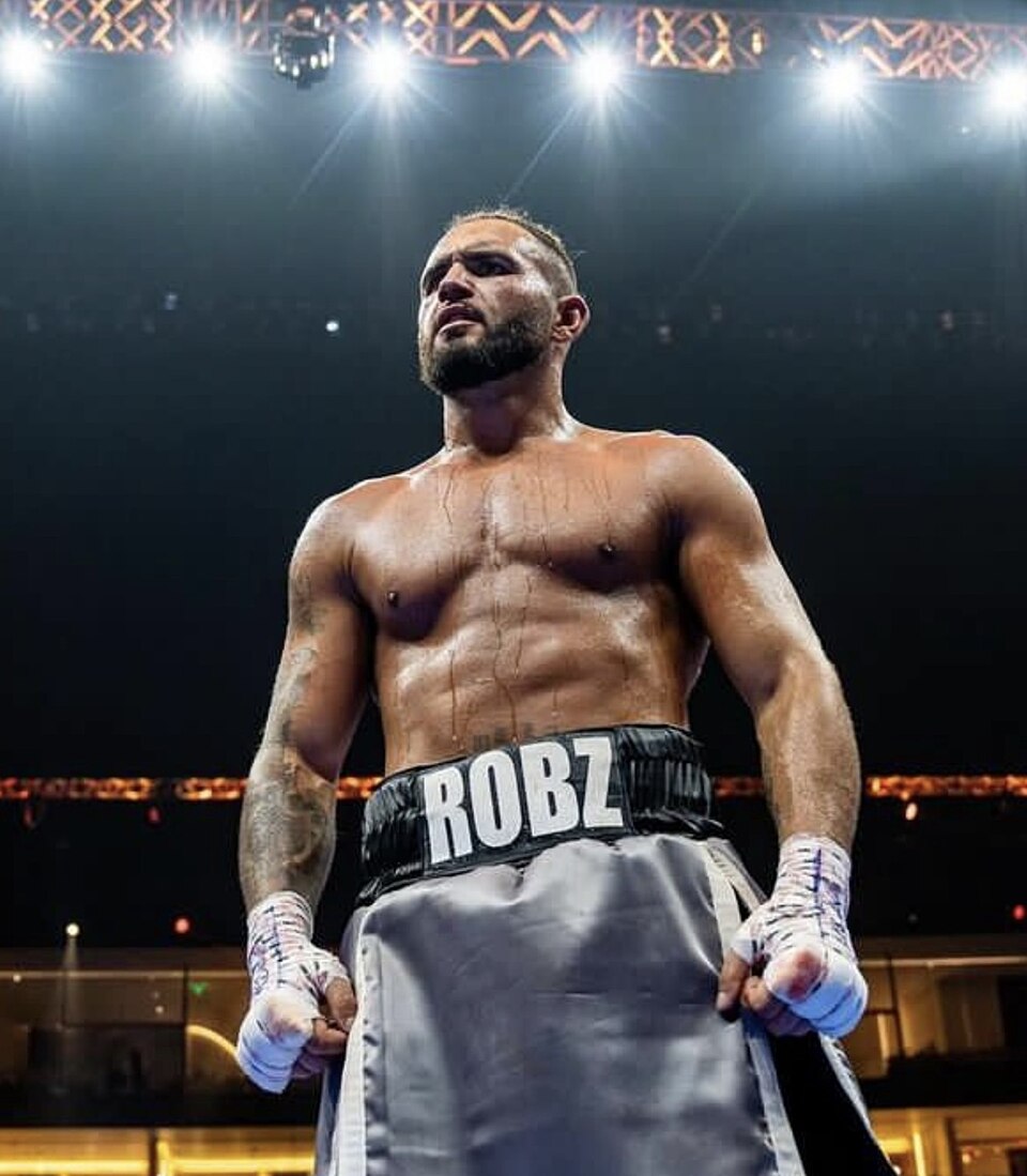 Robin Safar during his bout against Sergey Kovalev on the undercard of Tyson Fury vs Oleksandr Usyk in Saudi Arabia, May 18, 2024.
